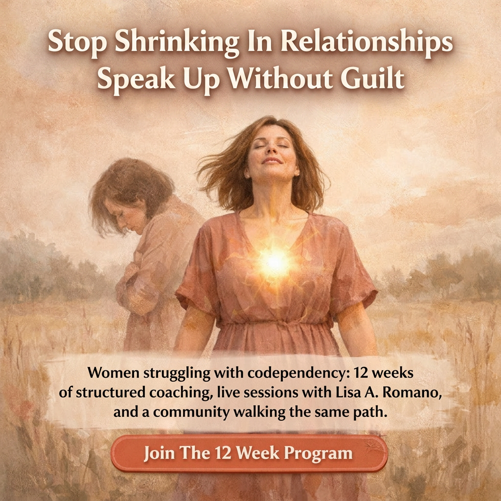 Lisa A. Romano Breakthrough Life Coach Facebook ad: 12 Week Breakthrough Coaching Program with Lisa A. Romano