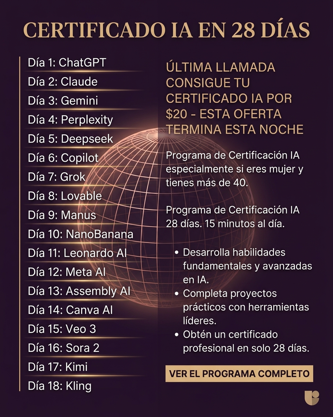 Coursiv Español Facebook ad: ¡Empezar ahora!