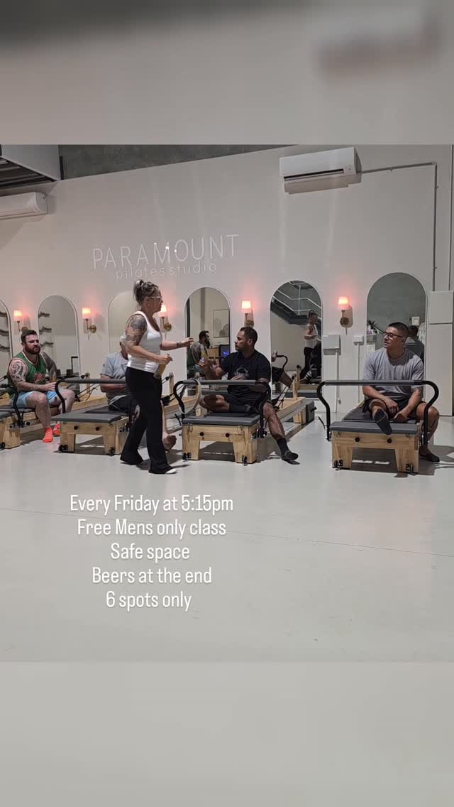 Paramount pilates studio Facebook ad: Friday nights just got a whole lot better…