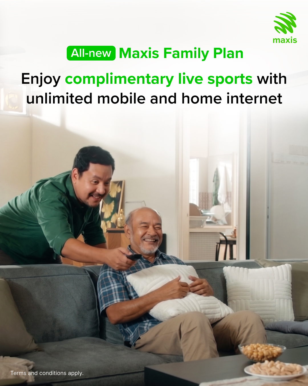 Maxis Facebook ad