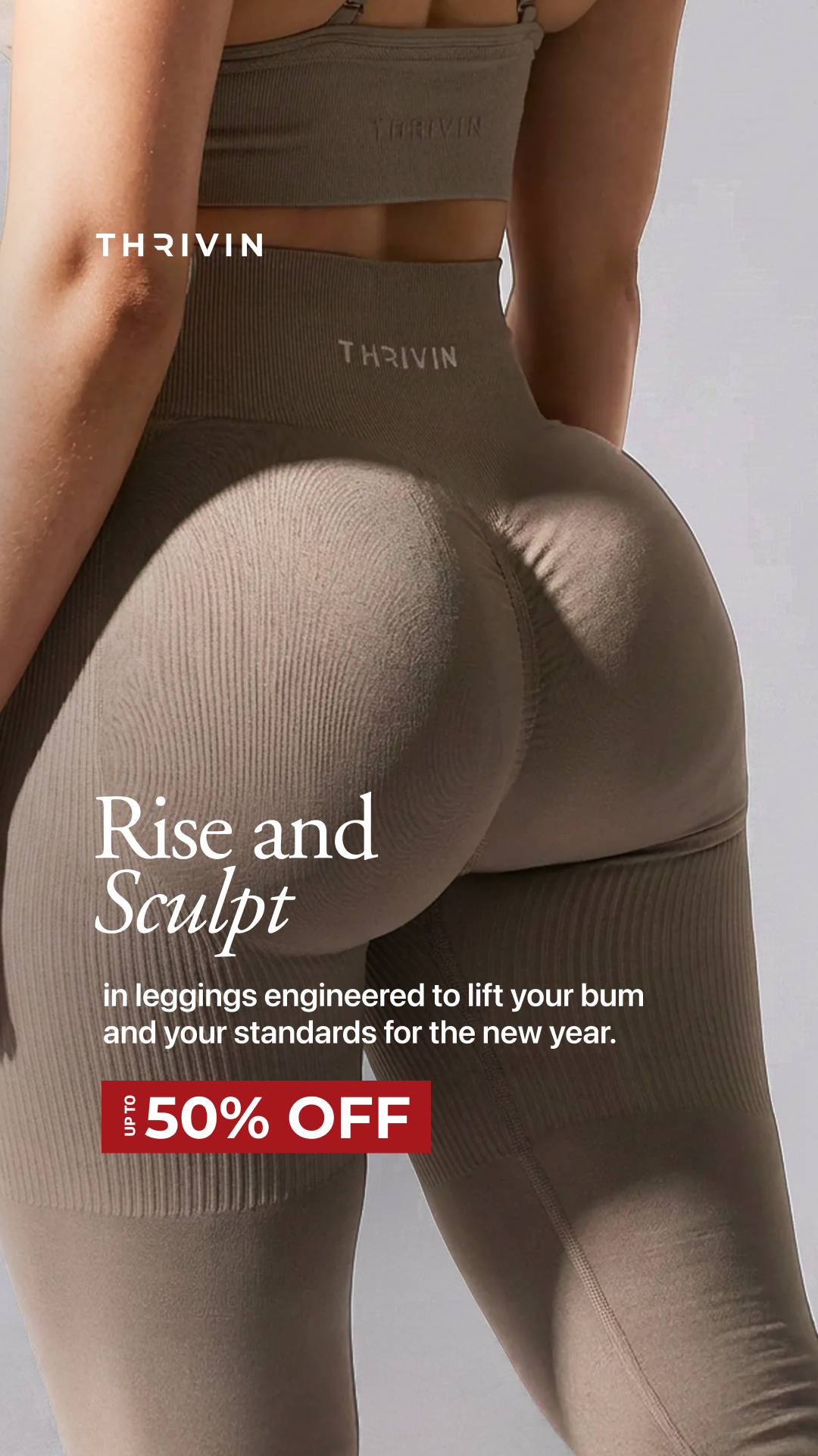 Thrivingymwear Facebook ad