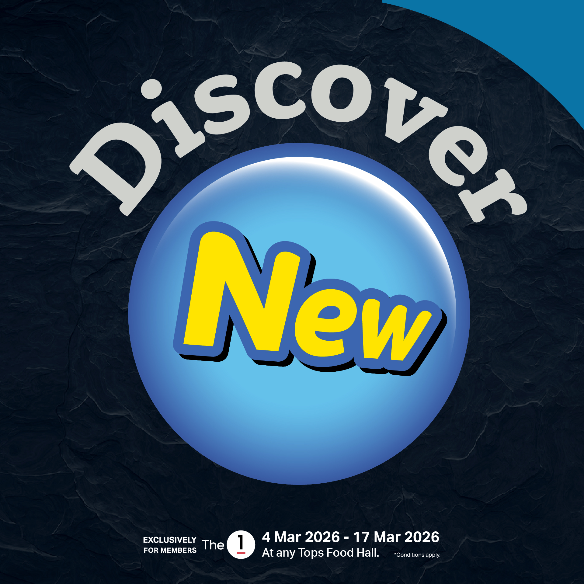 TOPS FOOD HALL Facebook ad: Discover what’s new and exciting on your next…