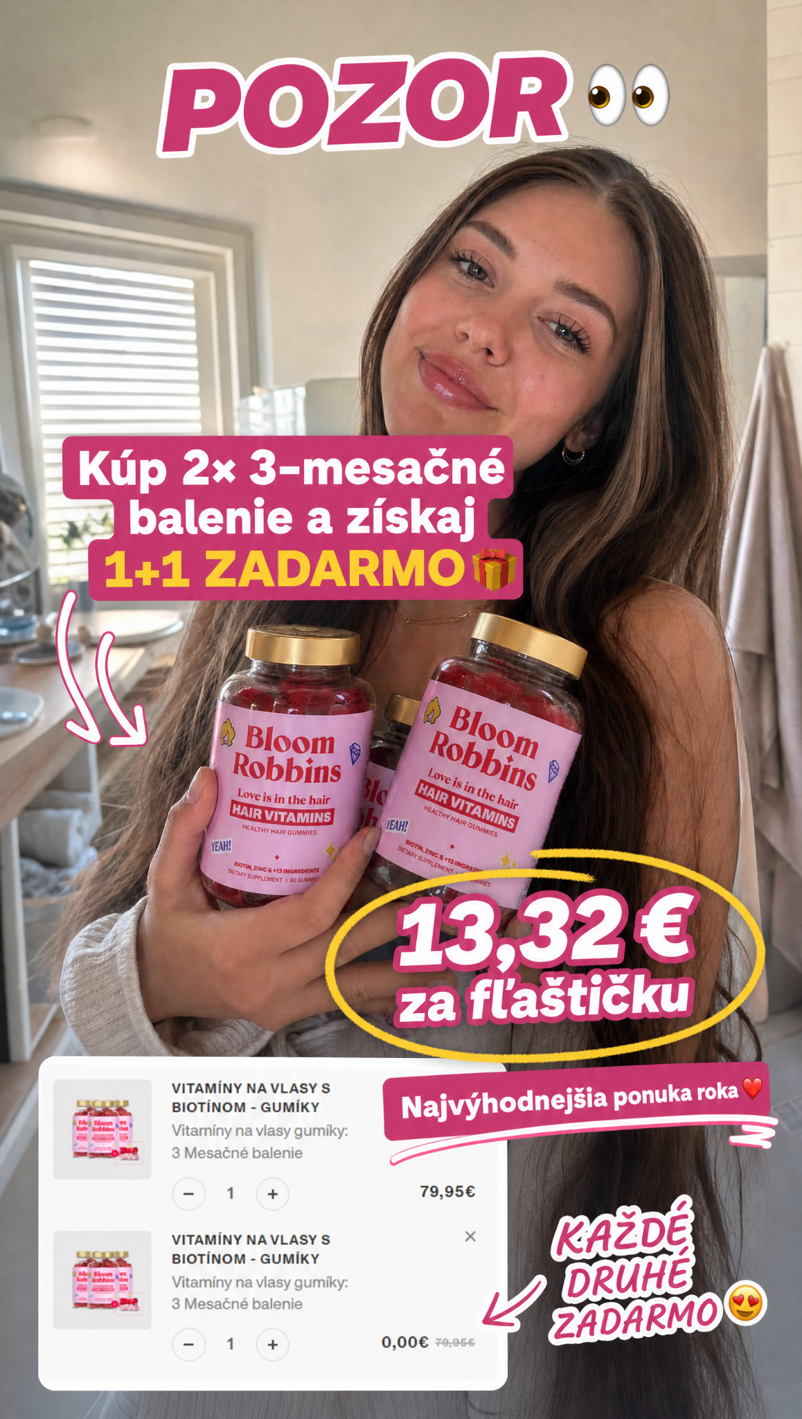 Bloom Robbins SK/CZ Facebook ad