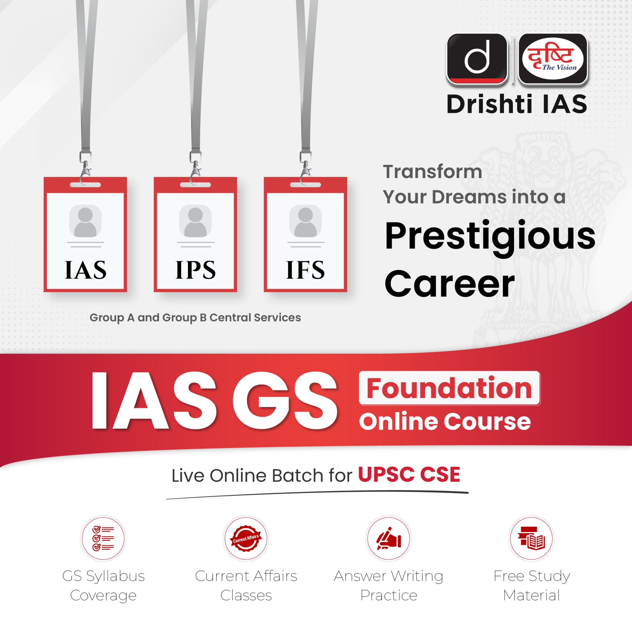 Drishti IAS English Facebook ad