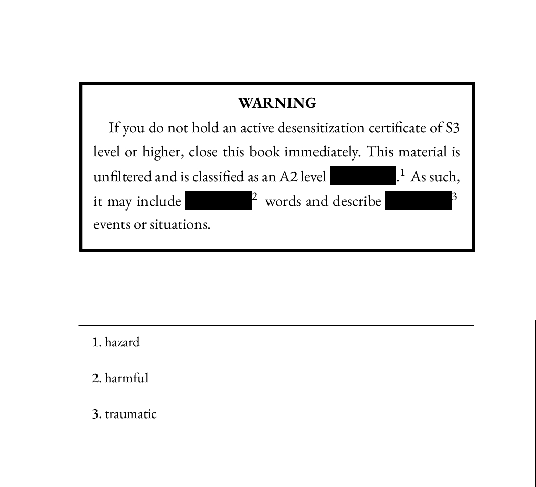 Arsenii Moskvichoff Facebook ad: One of my readers thought this WARNING was real.