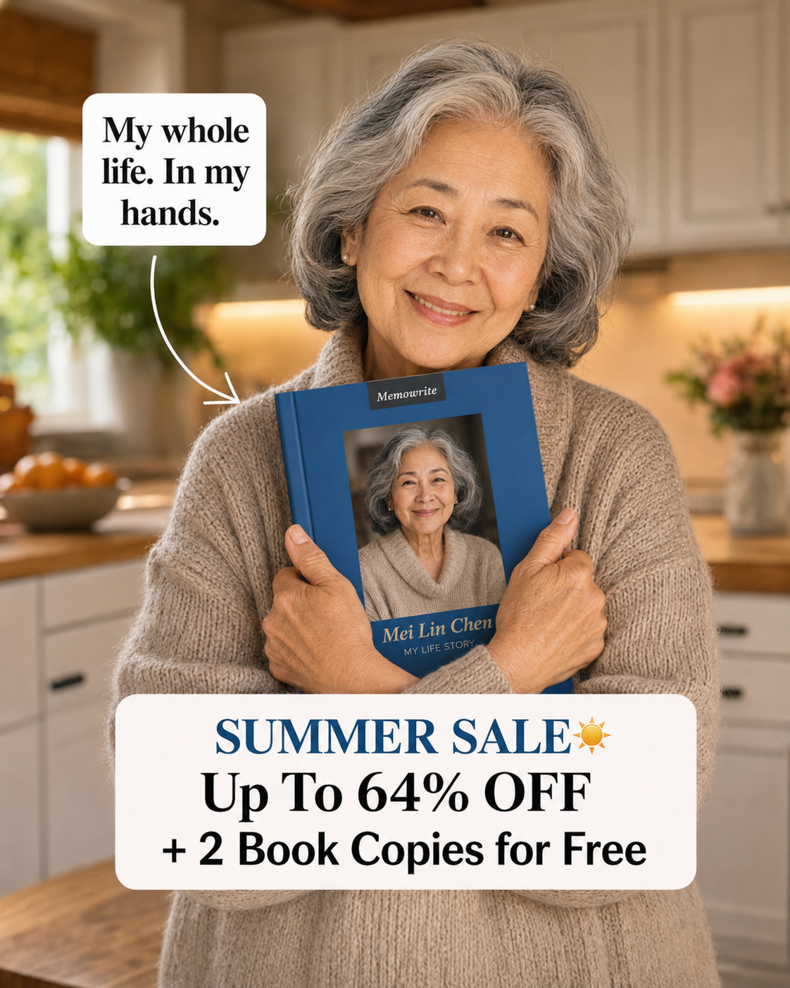 Memowrite Facebook ad