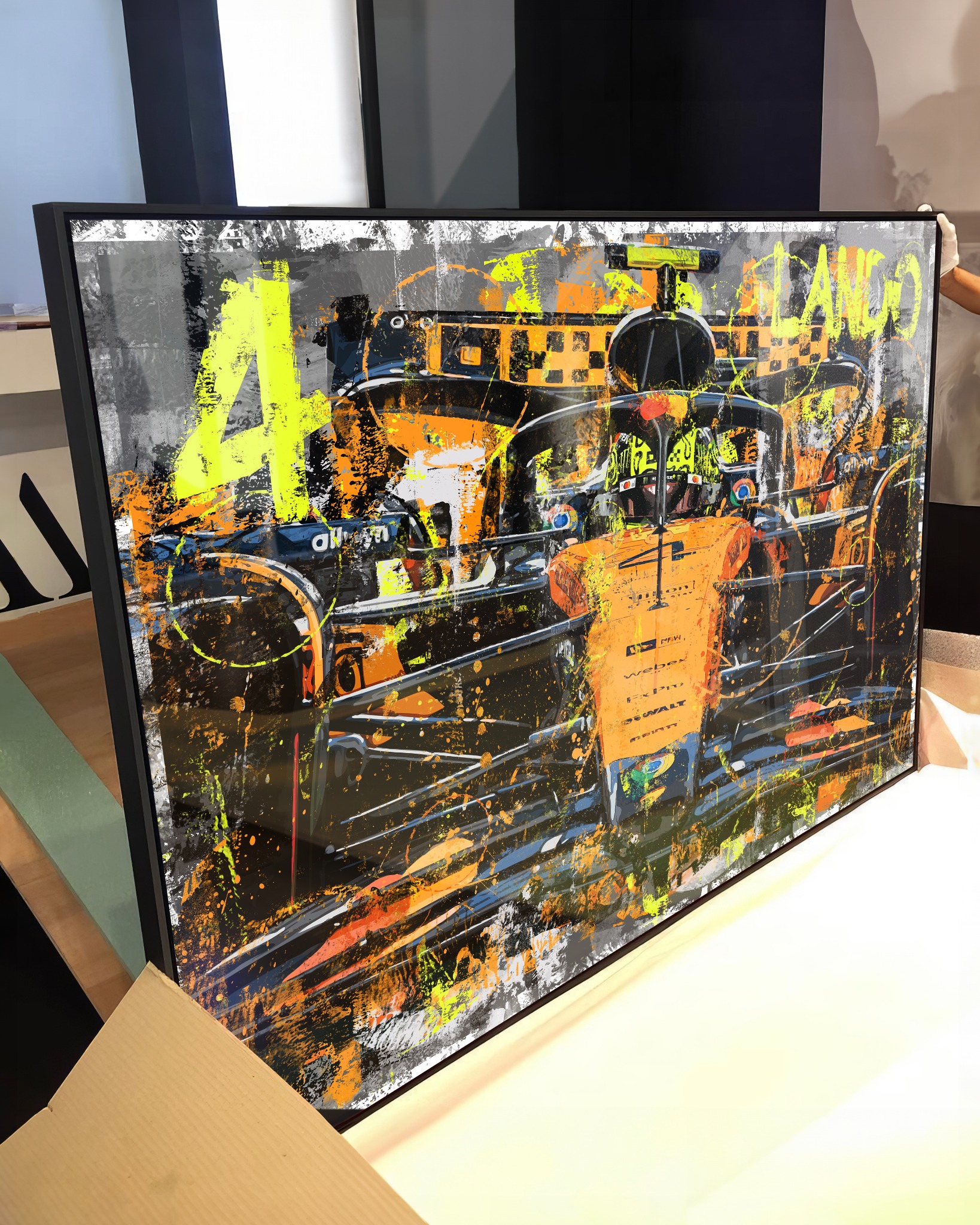 Sixty Iconic Facebook ad: Lando Norris, 2025 McLaren artwork