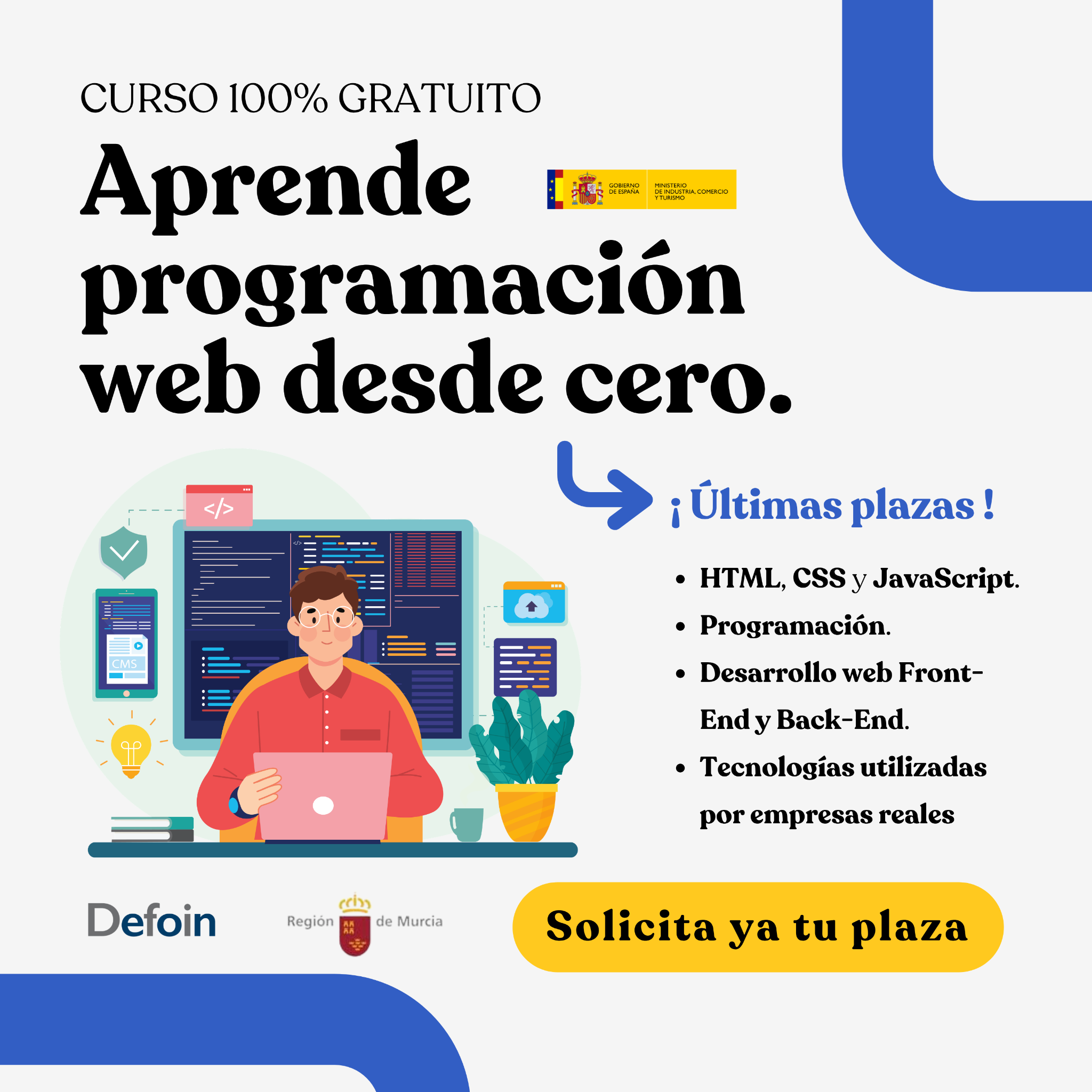 Defoin Formación Facebook ad: Gratuito | Presencial en Murcia | Desempleados | ESO o…
