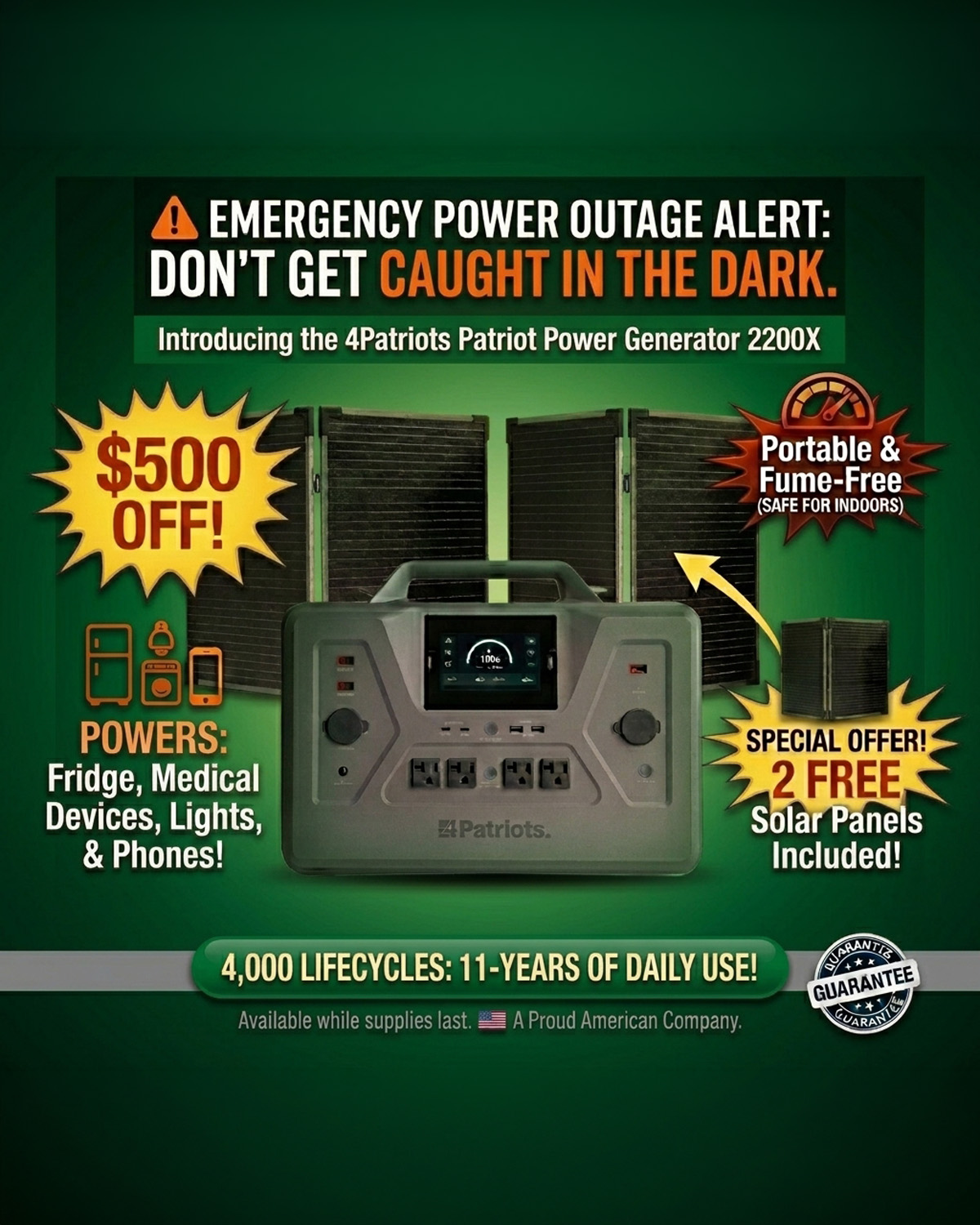4Patriots Facebook ad