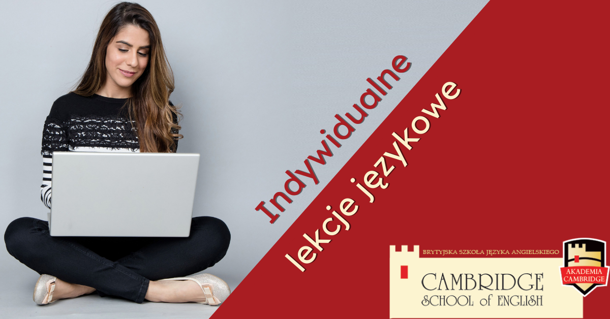 Cambridge School of English Facebook ad: Indywidualne lekcje z języka angielskiego online