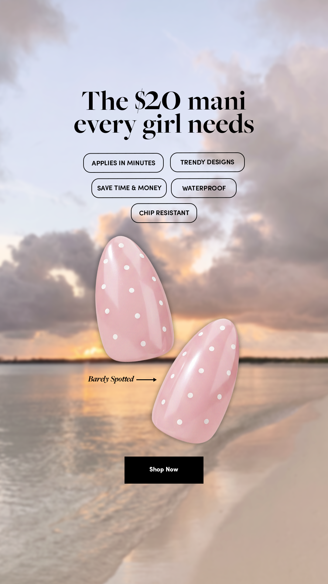 Glamnetic Facebook ad