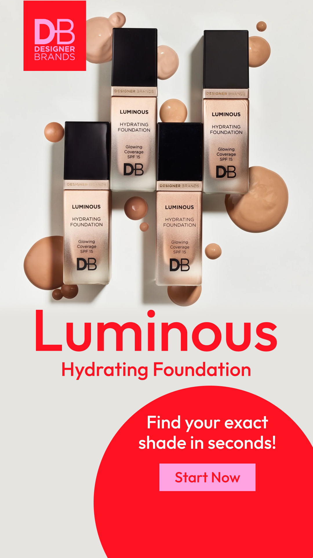 Designer Brands Cosmetics Facebook ad