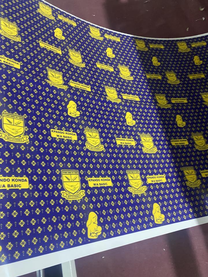 HighFive Print Shop Facebook ad: Your plug for FAST textile printing in Ghana