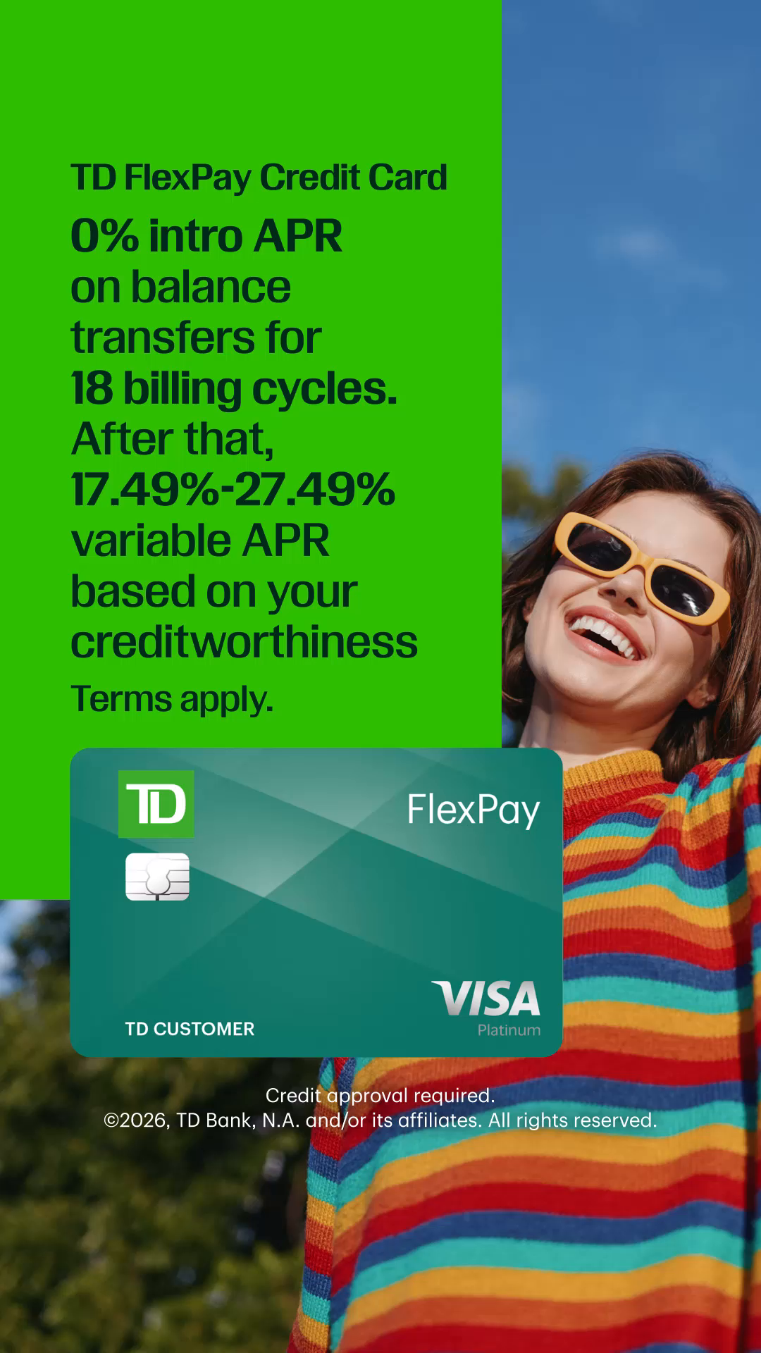 TD Facebook ad