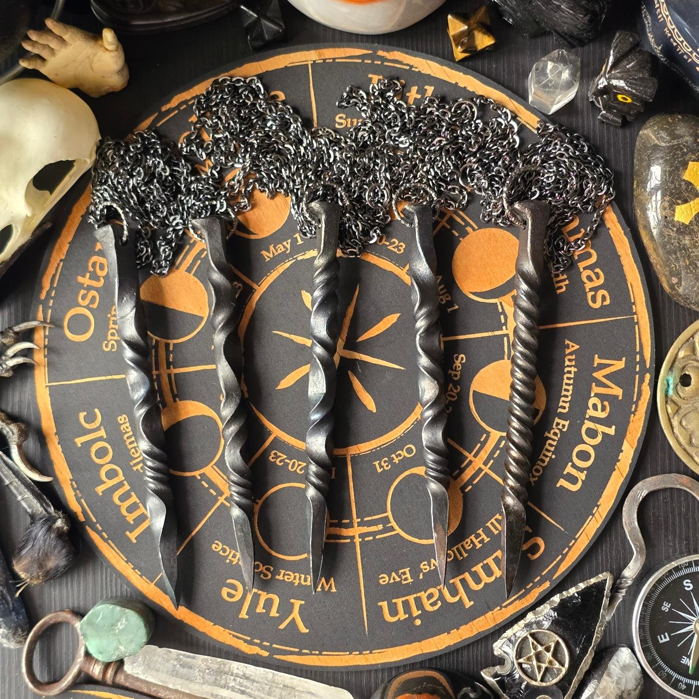 Mystic Caravan Facebook ad: Iron Nail Necklace - Back in stock!