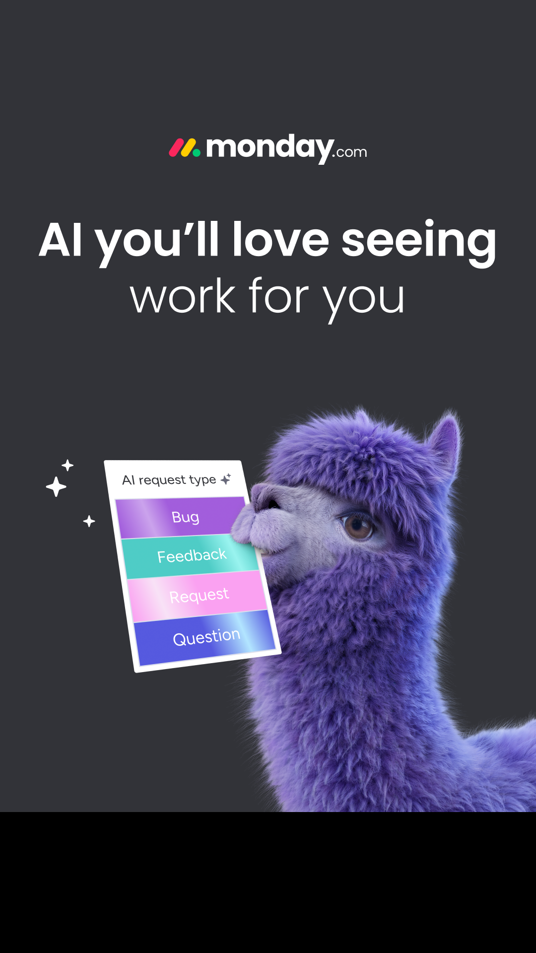 monday.com Facebook ad
