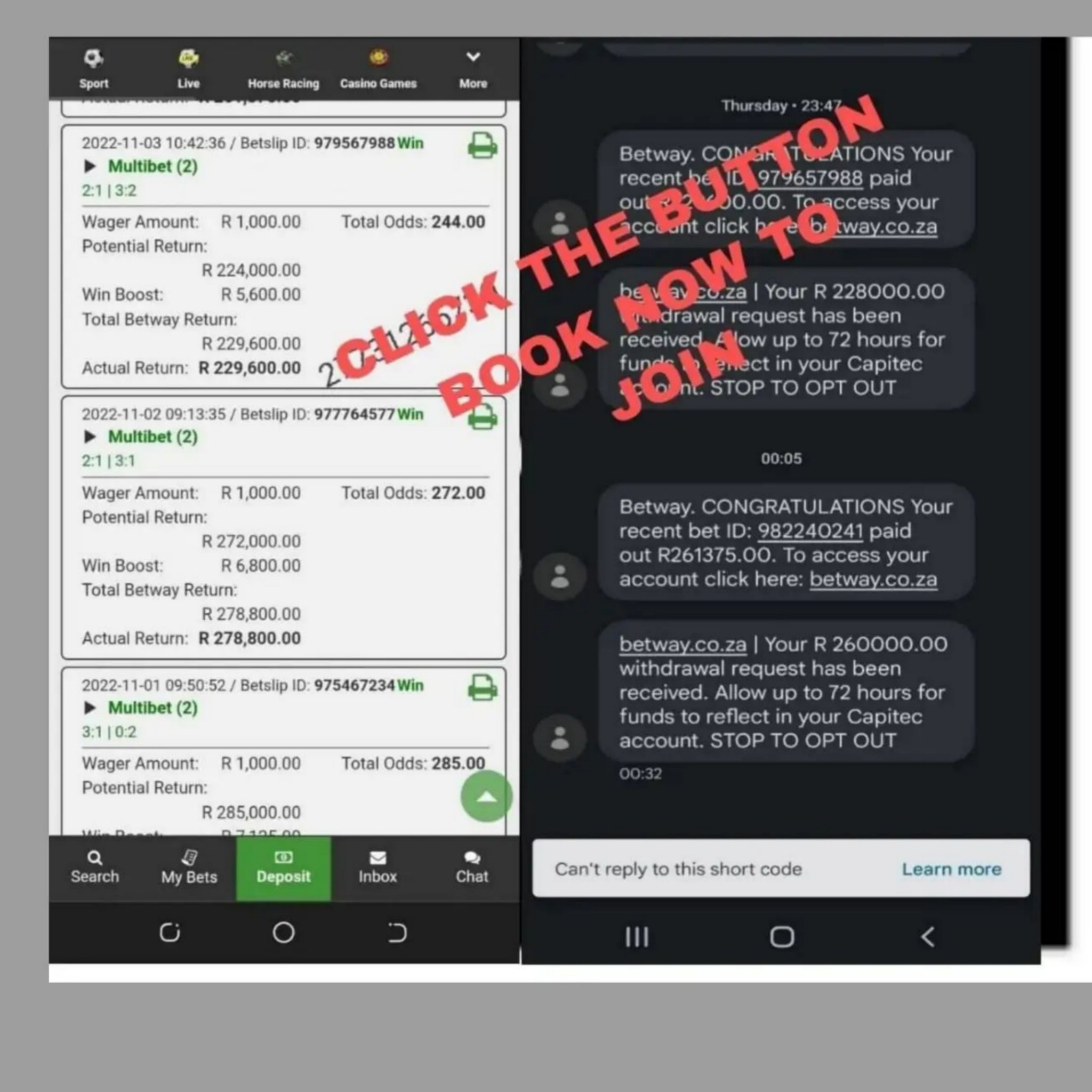 Goldminez Facebook ad from Apr 16, 2023
