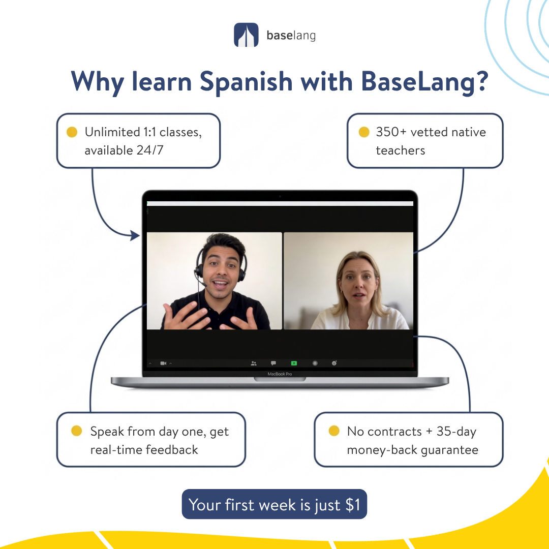 BaseLang Facebook ad