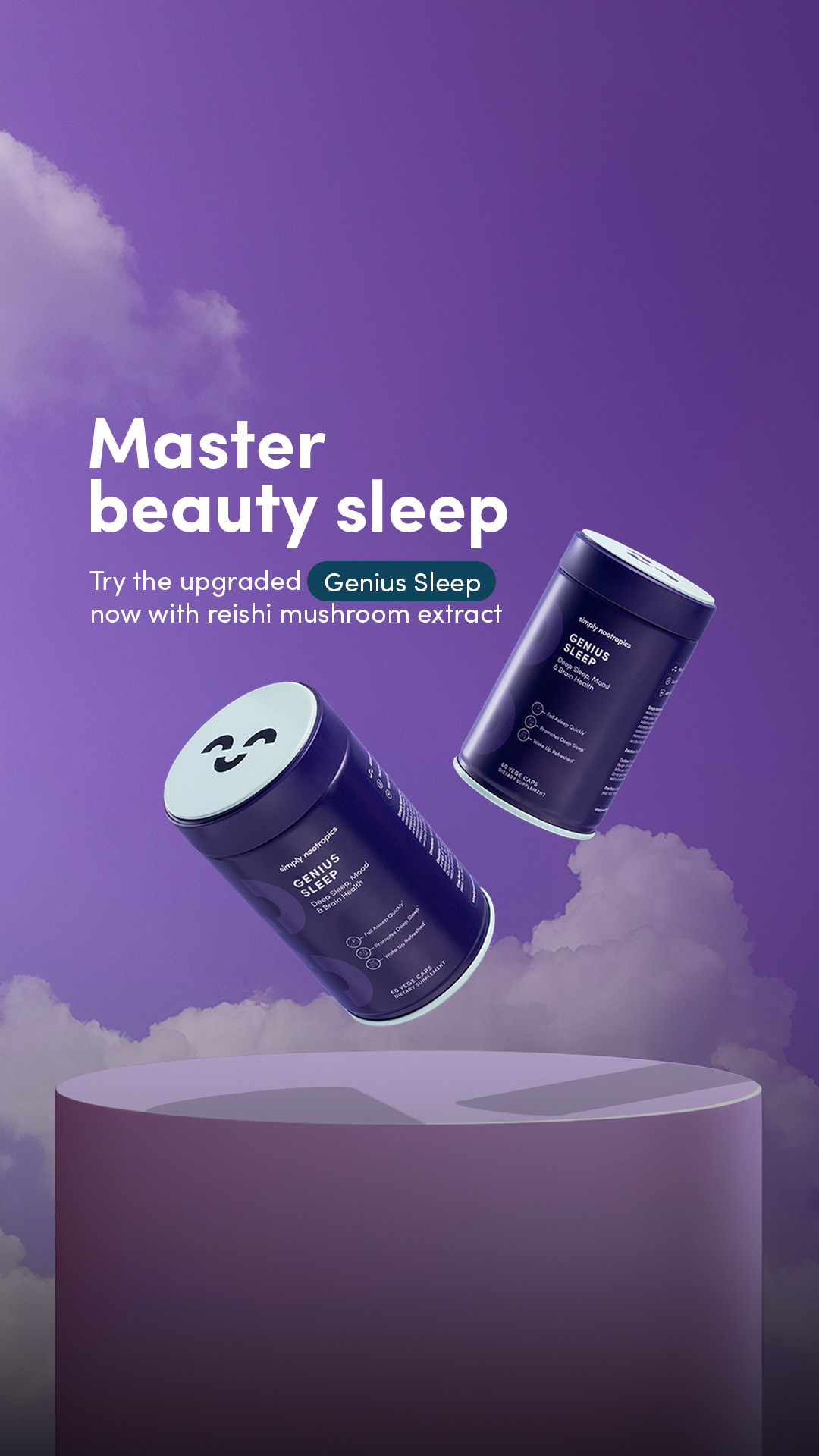 Simply Nootropics Facebook ad