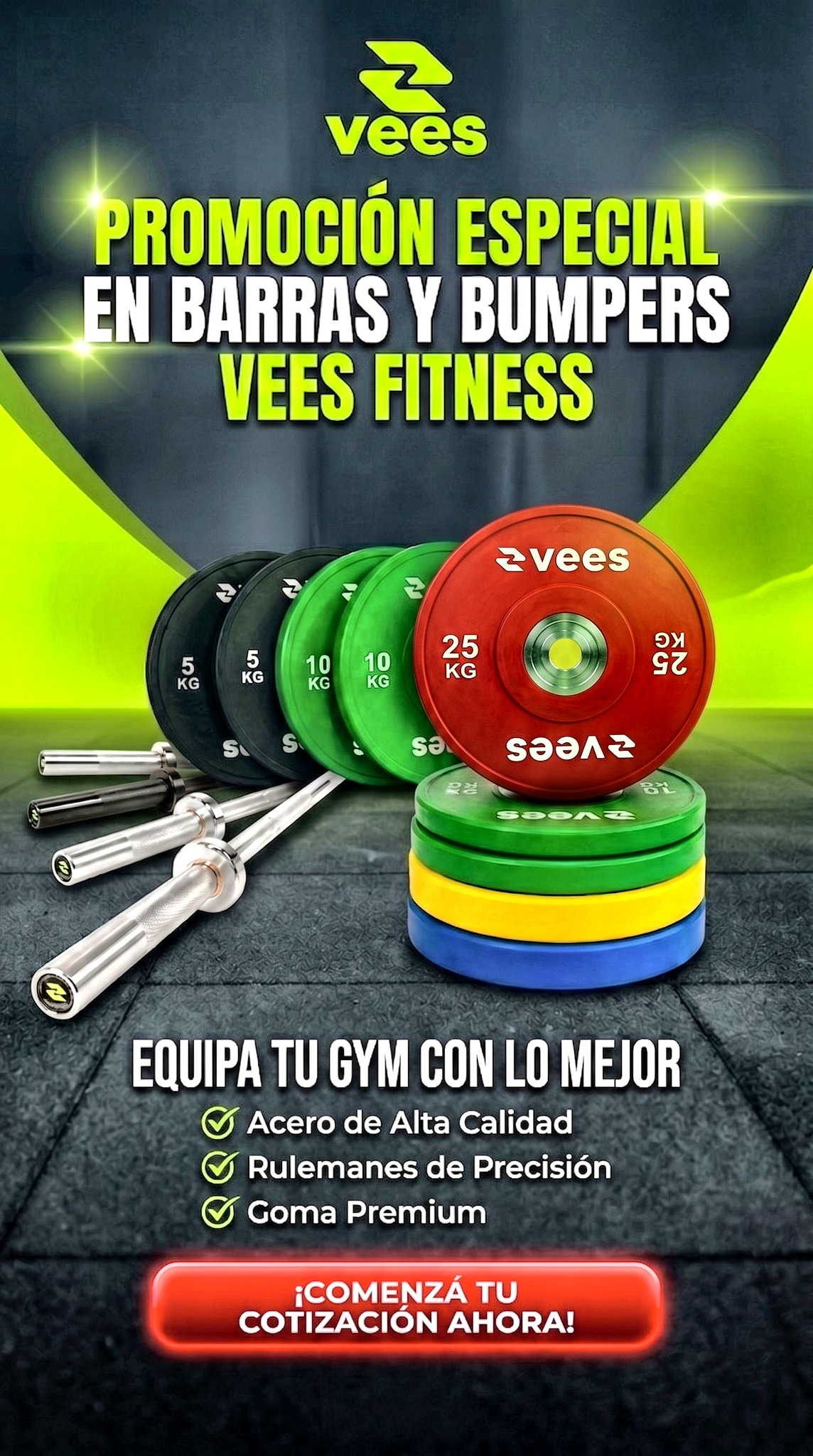 Vees Fitness Facebook ad