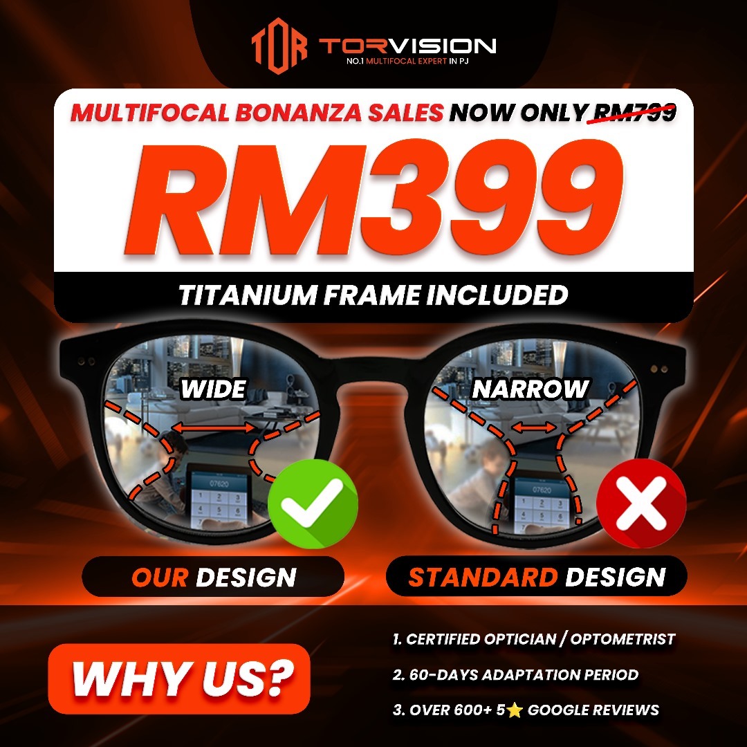 Tor Vision - No.1 Multifocal Expert in PJ Facebook ad from Feb 20, 2026