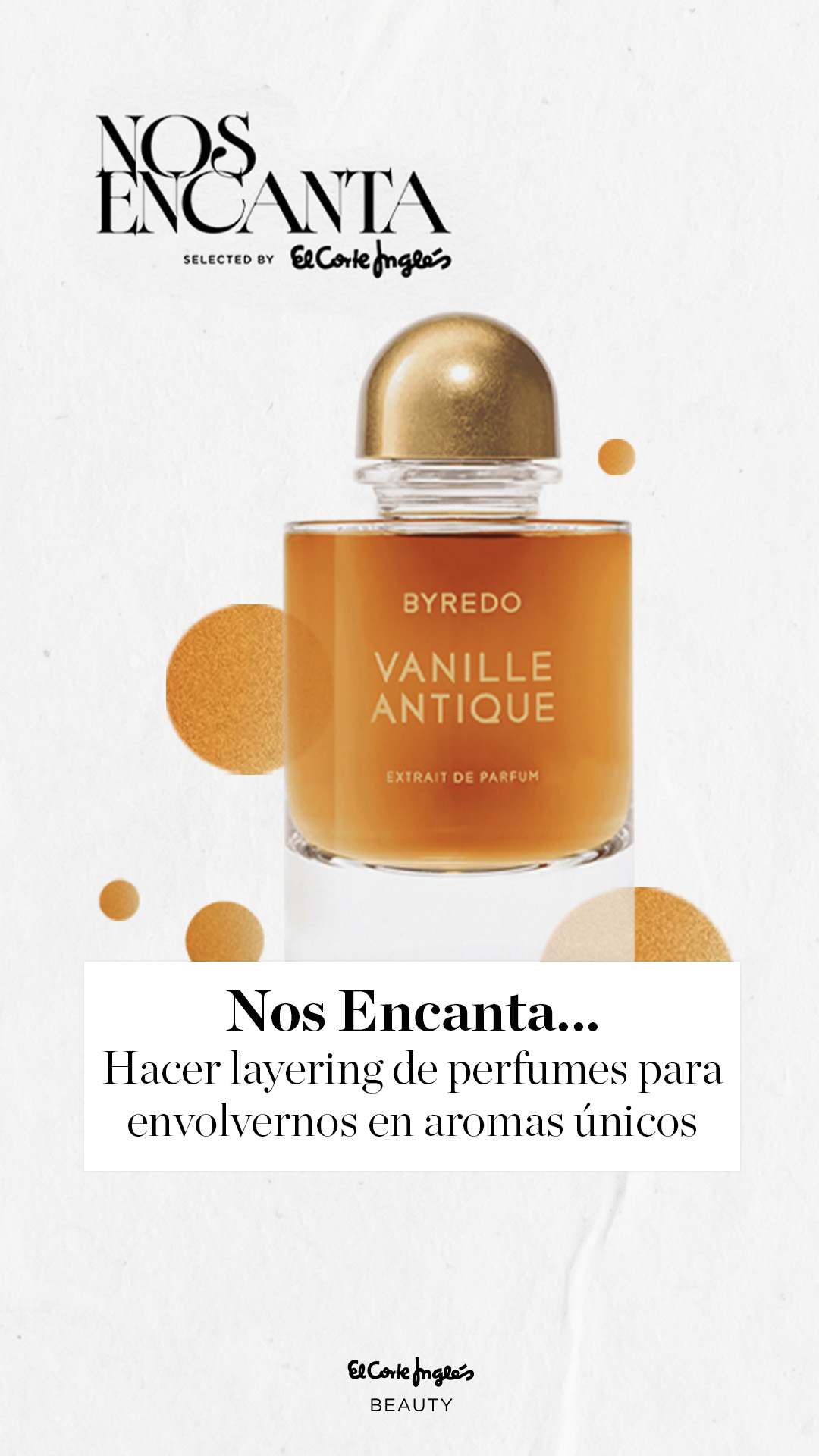 El Corte Inglés BEAUTY Facebook ad