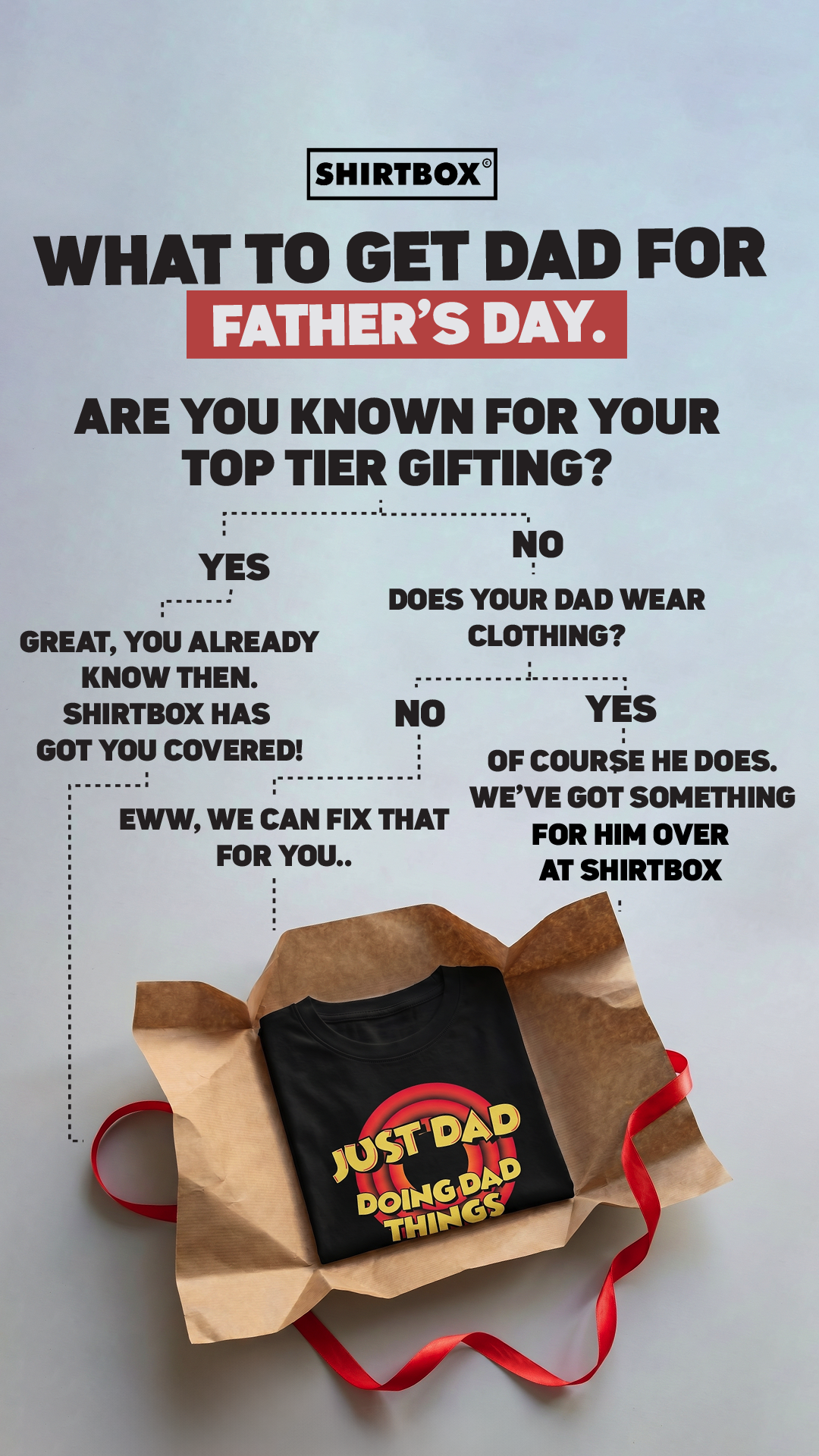 Shirtbox Facebook ad