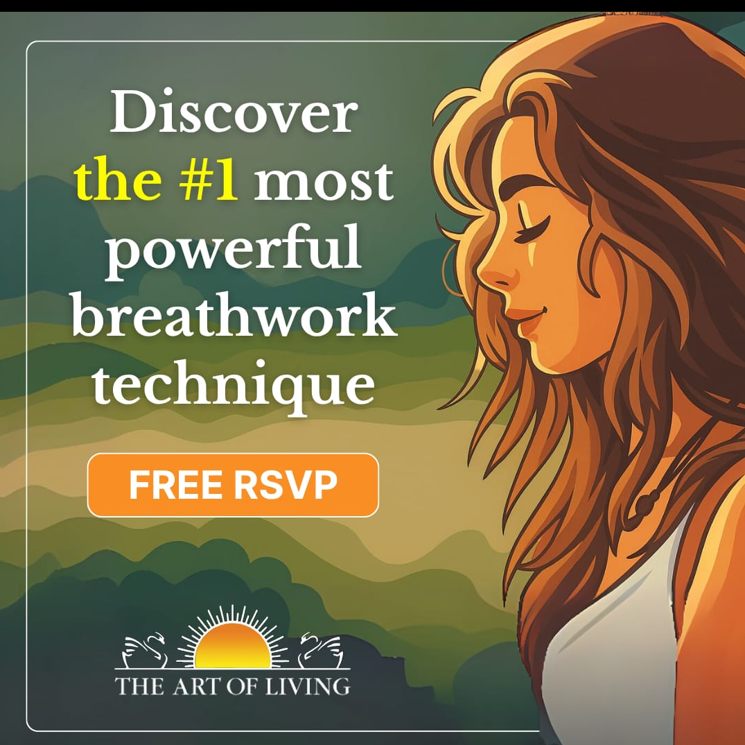 The Art of Living Facebook ad