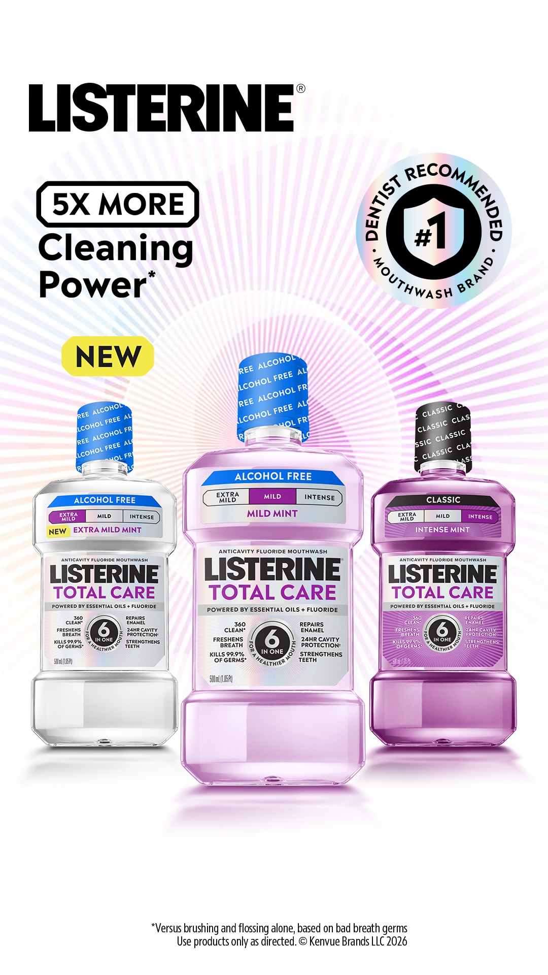 Listerine Facebook ad from Apr 3, 2026