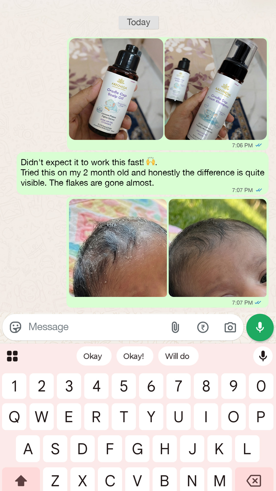 AreoVeda Facebook ad