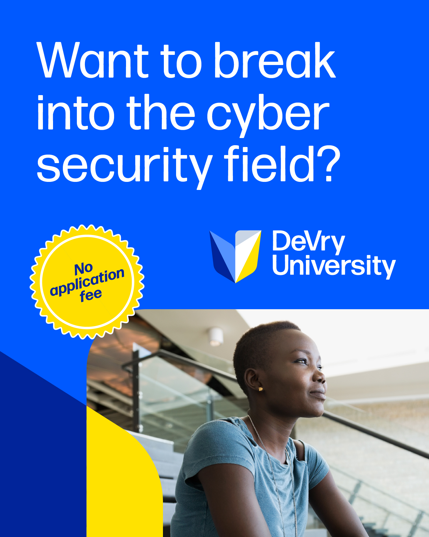DeVry University Facebook ad