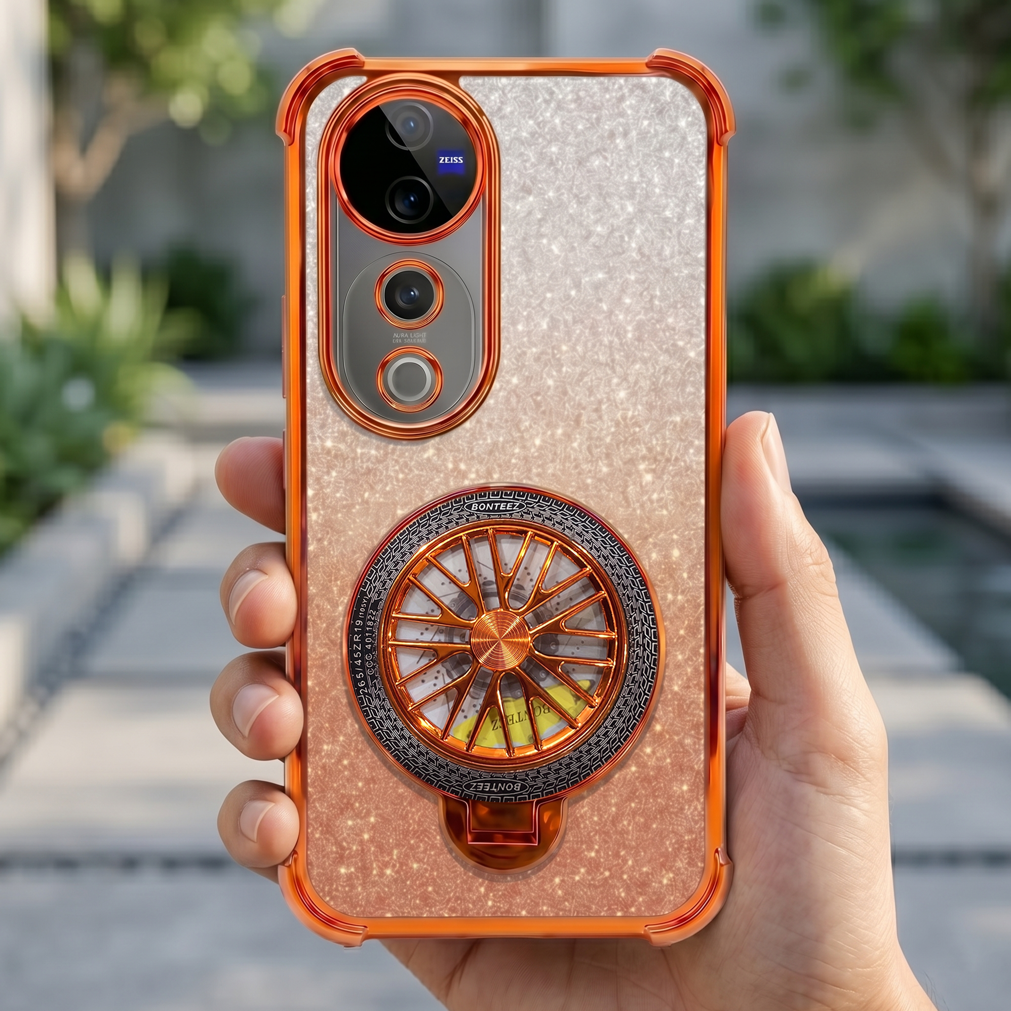 NUUcovers Facebook ad: Vivo V40 Pro 5G Cosmic Orange Case