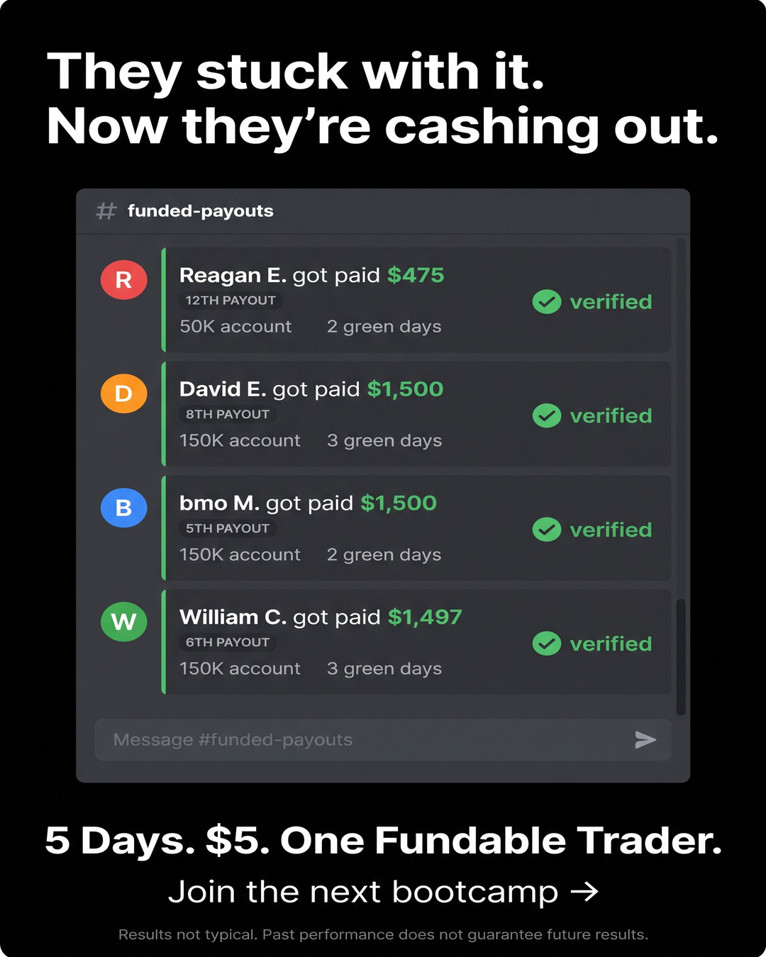 Michael Fal Facebook ad: Join The 5-Day Bootcamp For $5