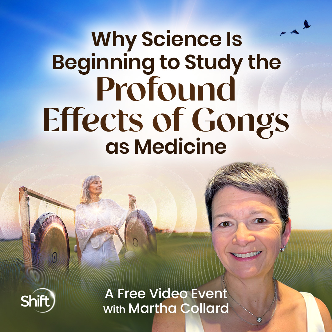 The Shift Network Facebook ad: Explore Sound Healing With Gongs