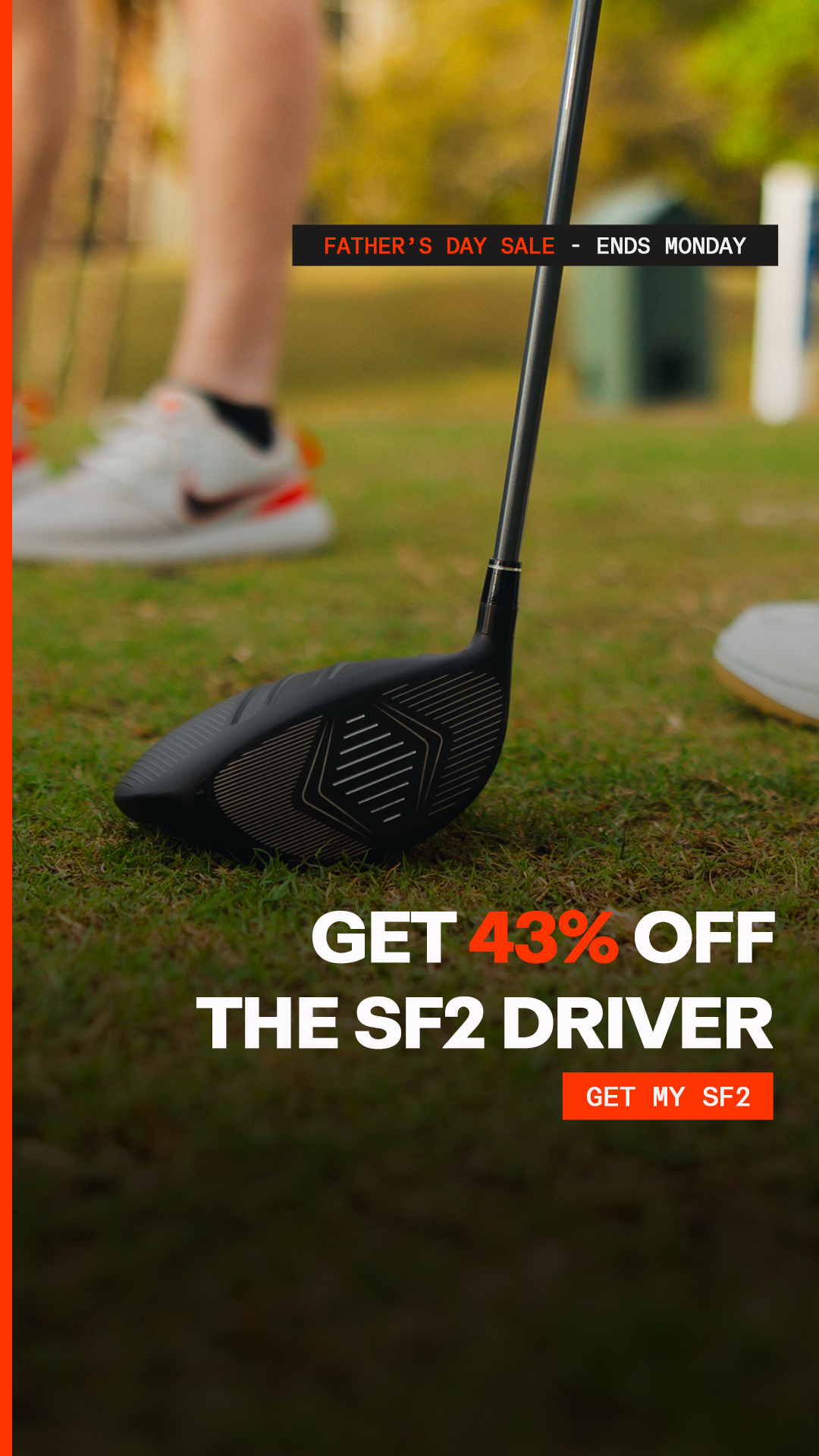 Performance Golf Facebook ad