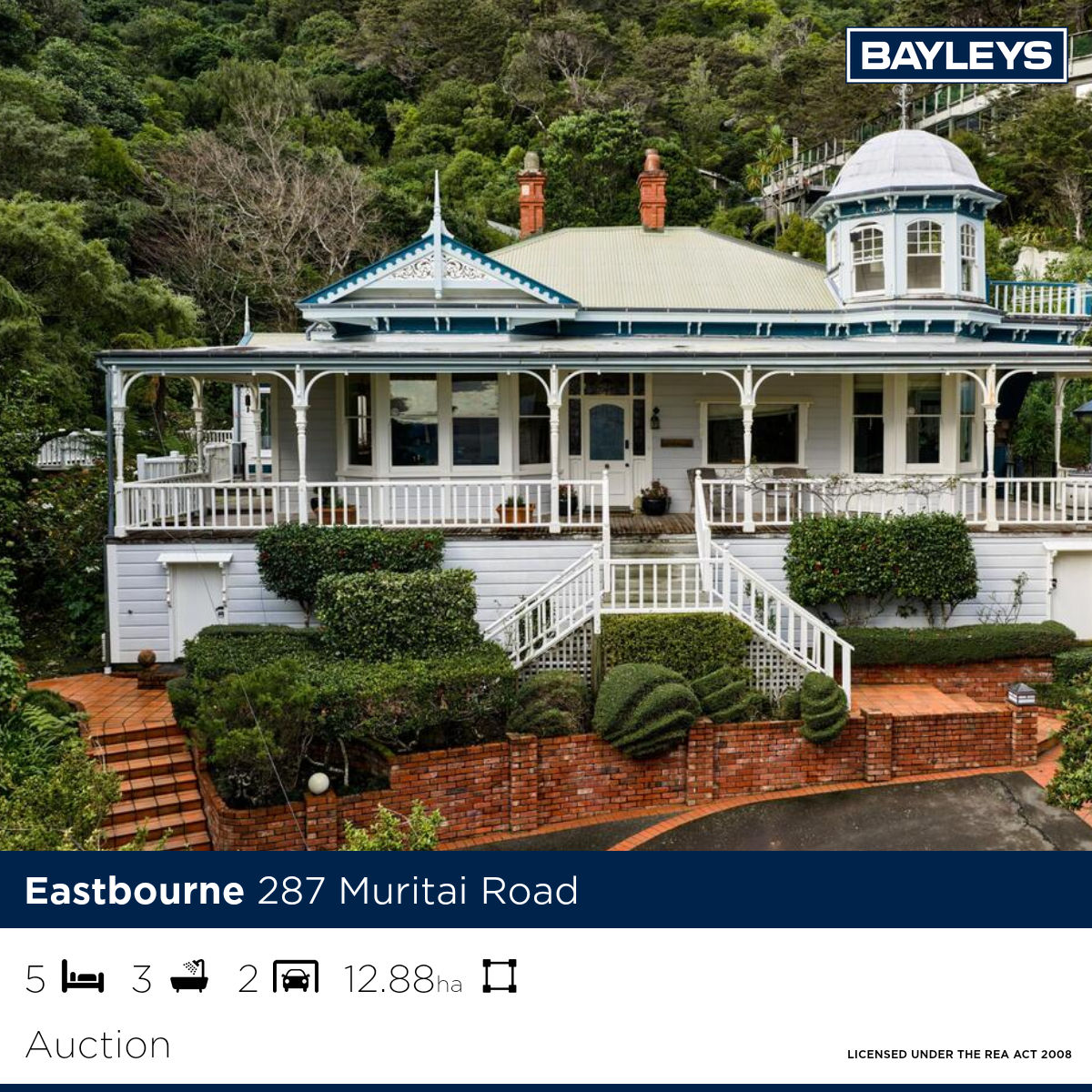 Bayleys Wellington Facebook ad from Jul 7, 2026