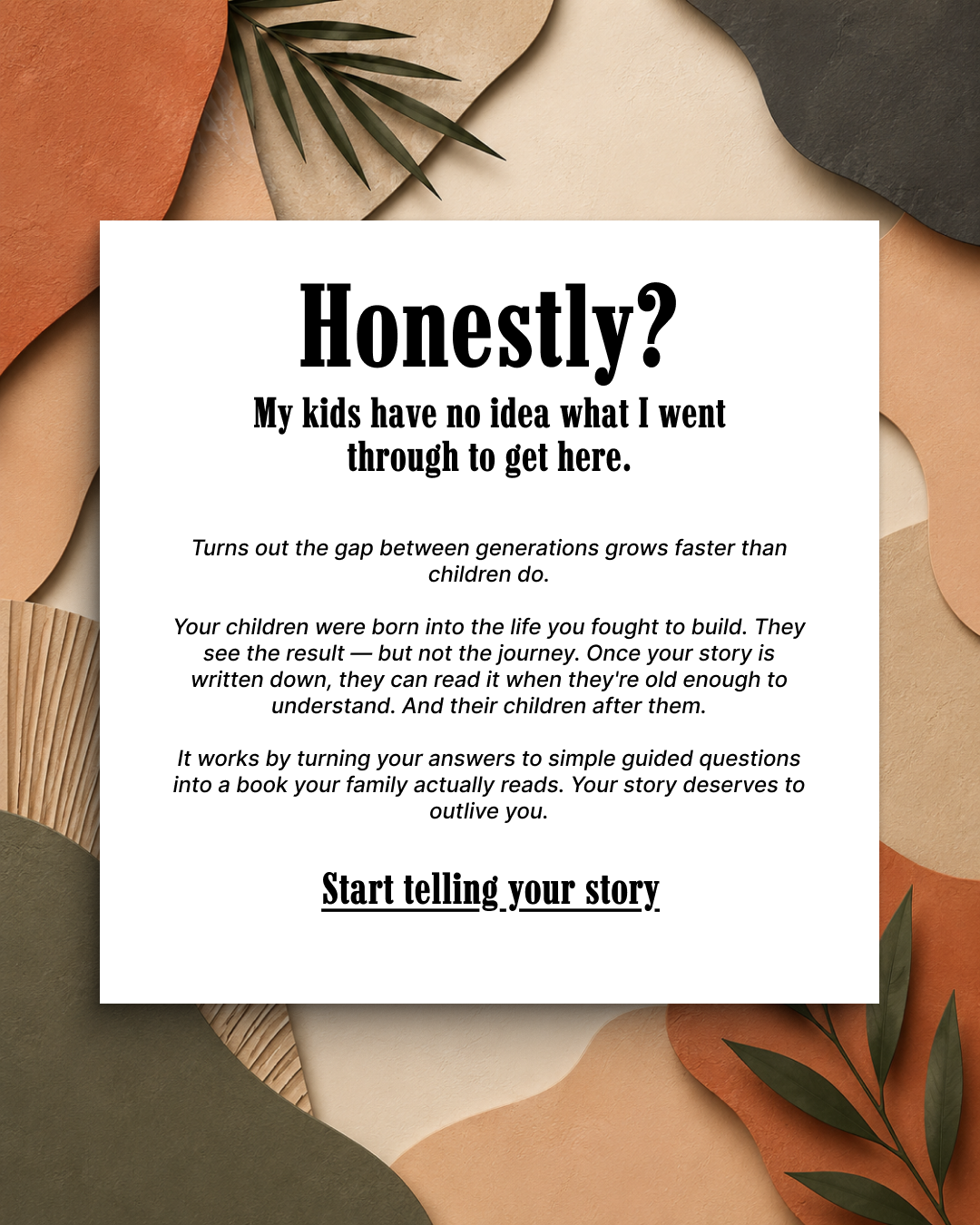 Memowrite Facebook ad