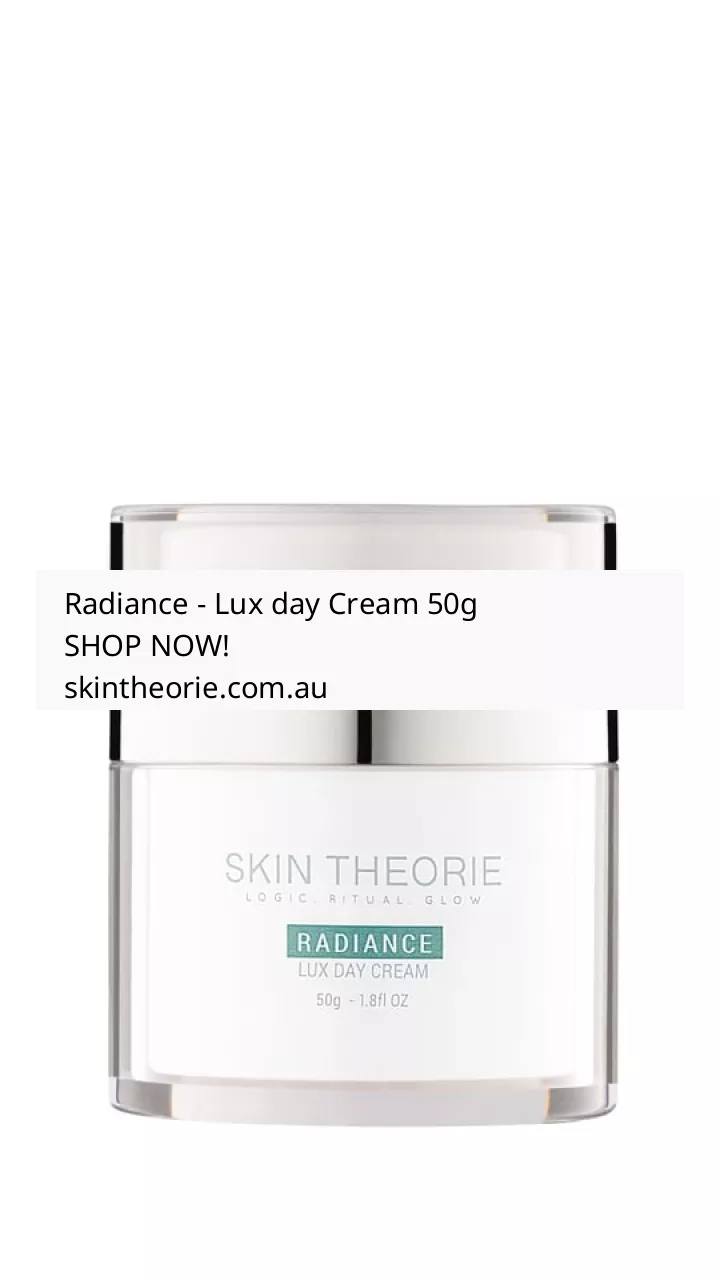 Skin Theorie Facebook ad: Products