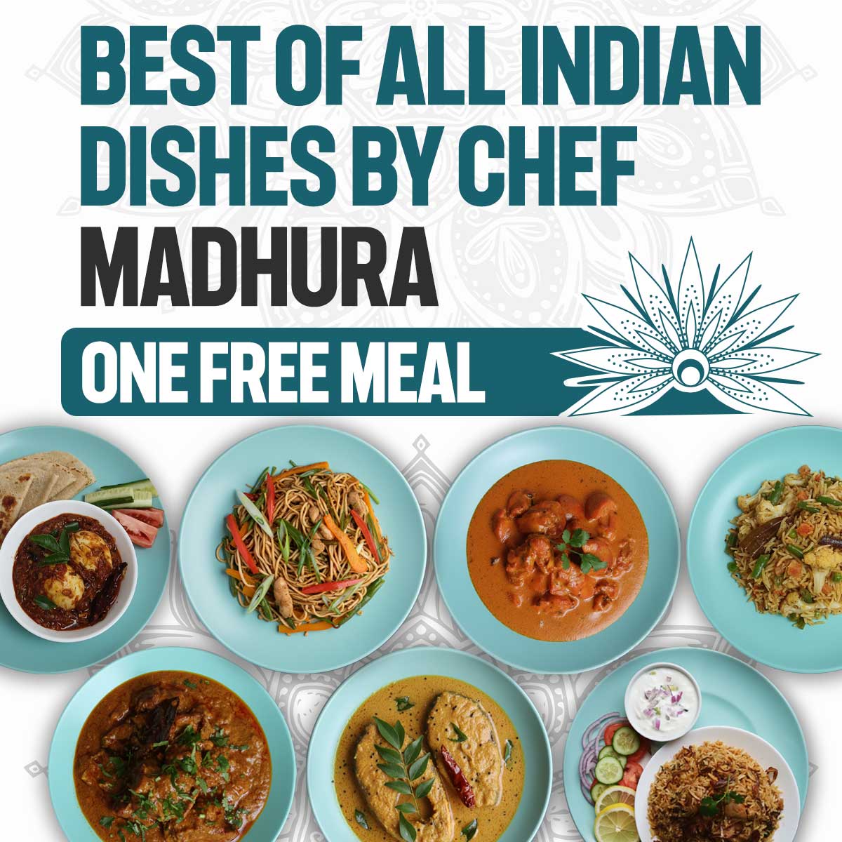 Madhura's Tiffin Service Facebook ad: A Weekly Rotation of Indian Favourites