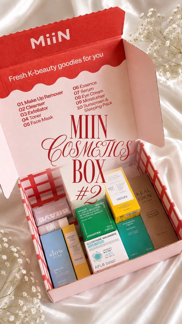 MiiN Korean Cosmetics Italy Facebook ad: È arrivata la mia seconda MIIN Ambassador's Box…