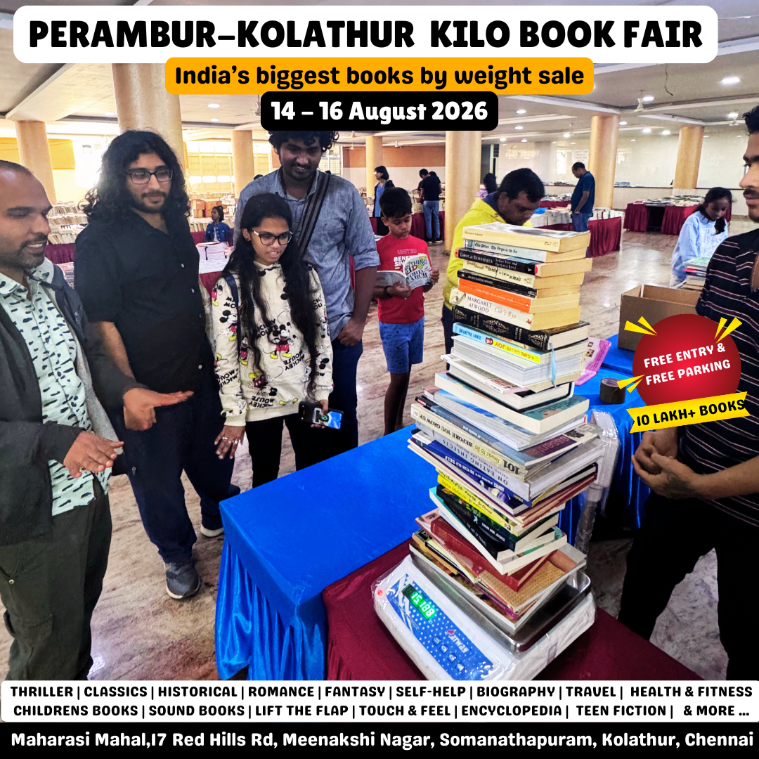 Kilobookfair Facebook ad: Perambur-Kolathur Kilobookfair
