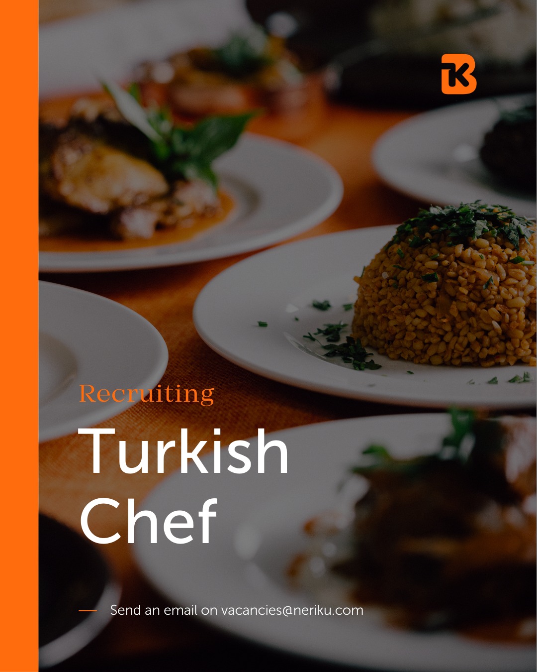 TBK - The Big Kitchen Facebook ad: Authentic Turkish food deserves serious chefs.