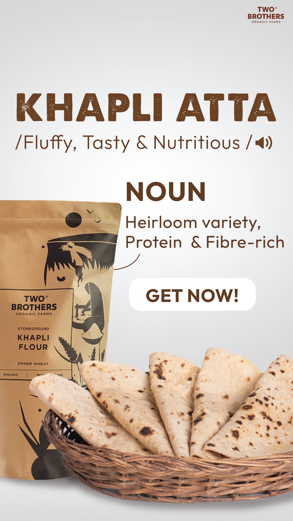 Two Brothers Organic Farms Facebook ad