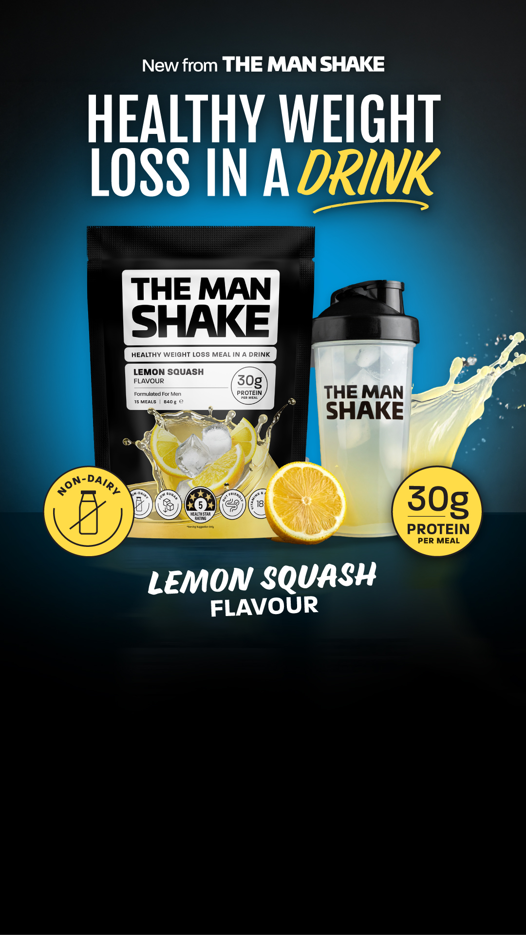 The MAN Shake Facebook ad