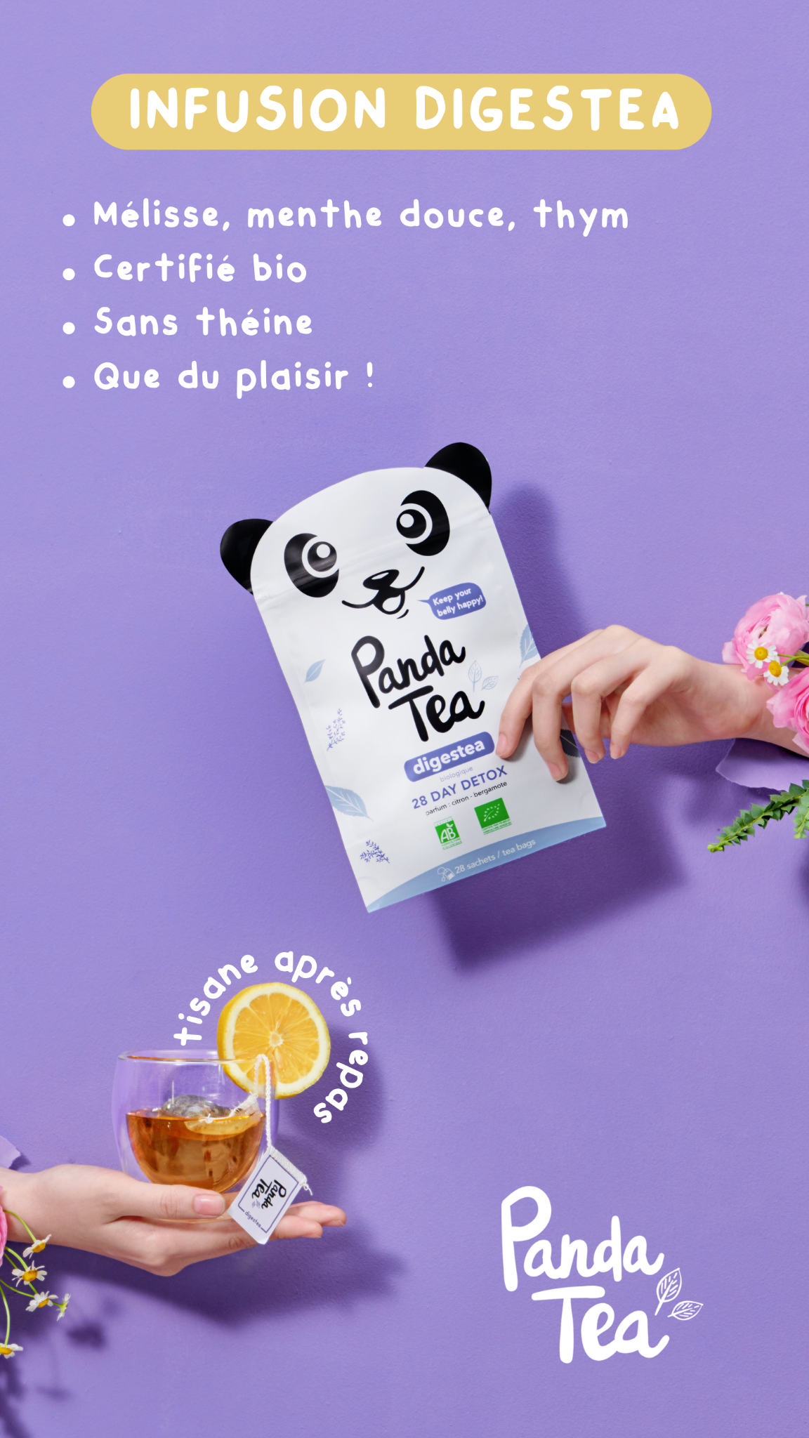 Panda Tea Facebook ad