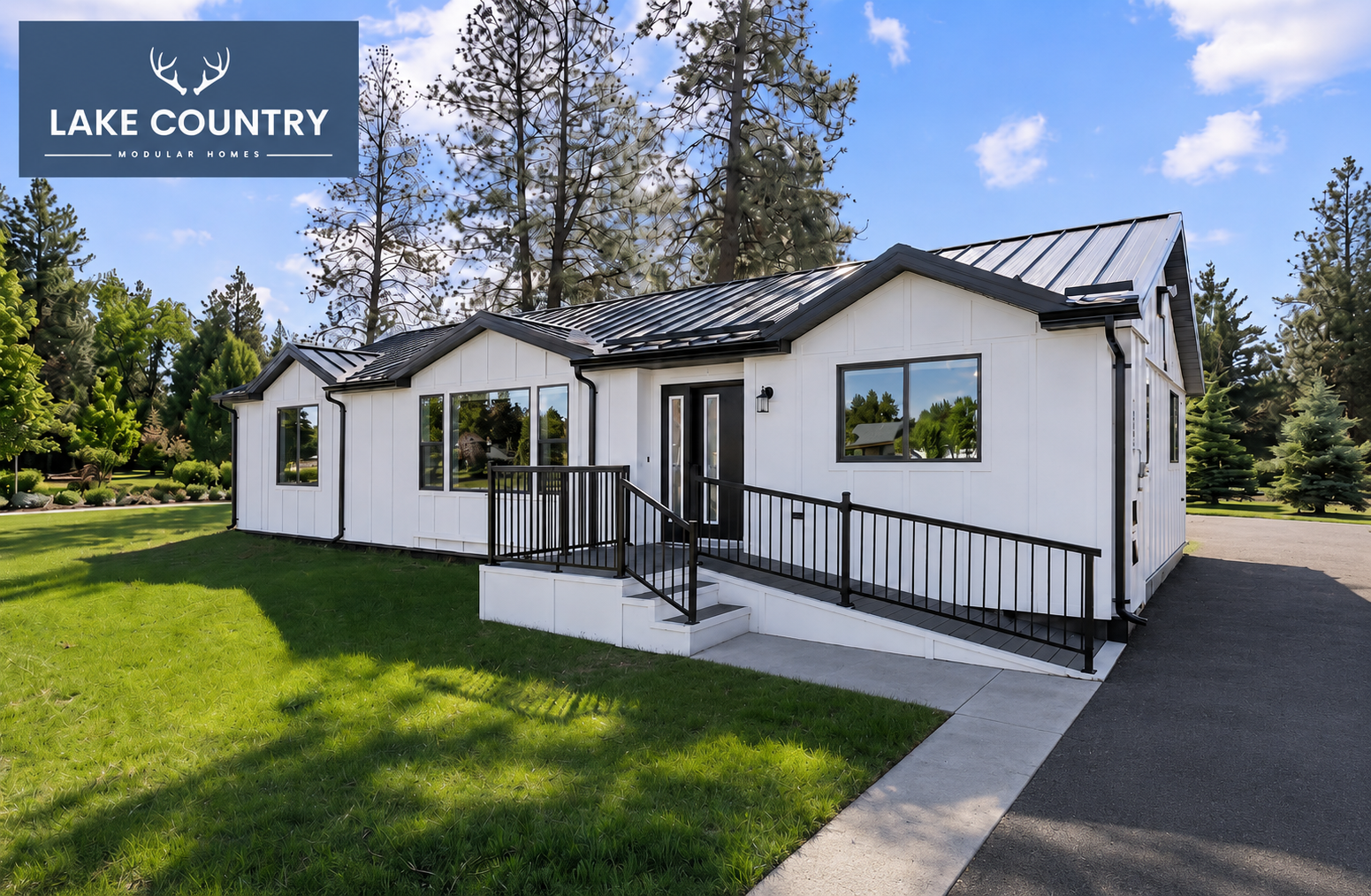 Lake Country Modular Homes Facebook ad: Attainable. Reliable. Yours.