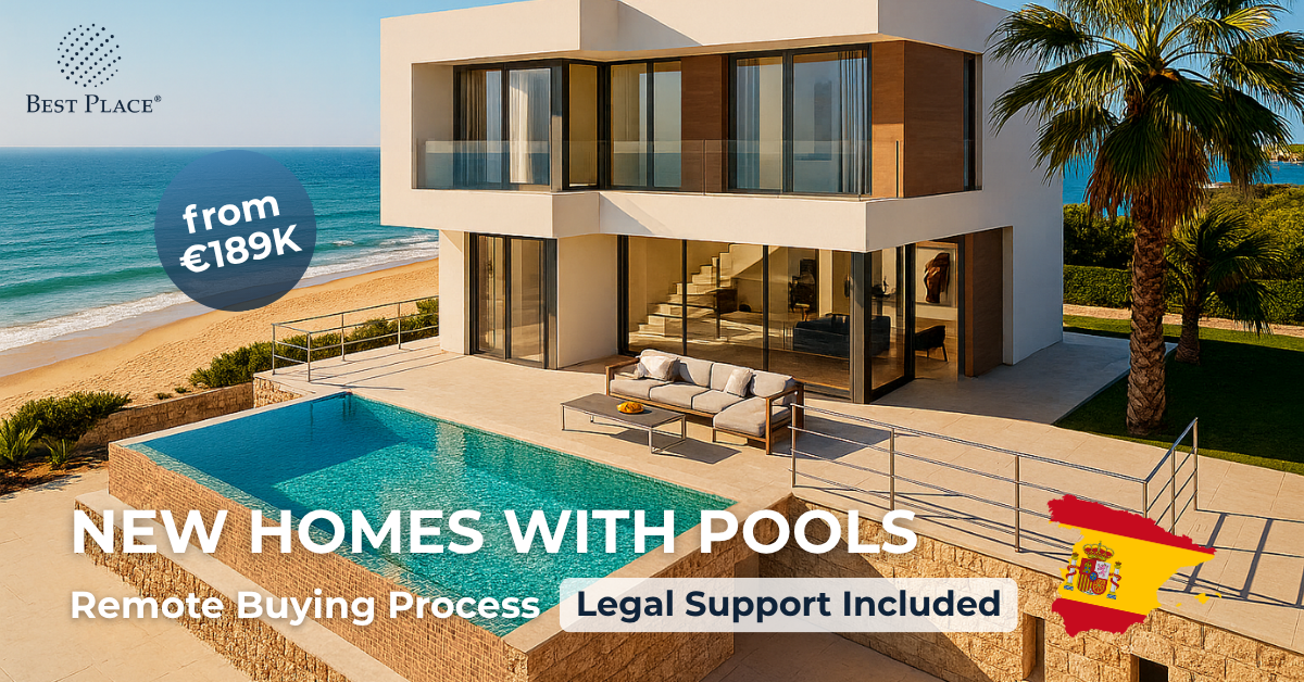 BEST PLACE Real Estate Spain Facebook ad from May 26, 2026