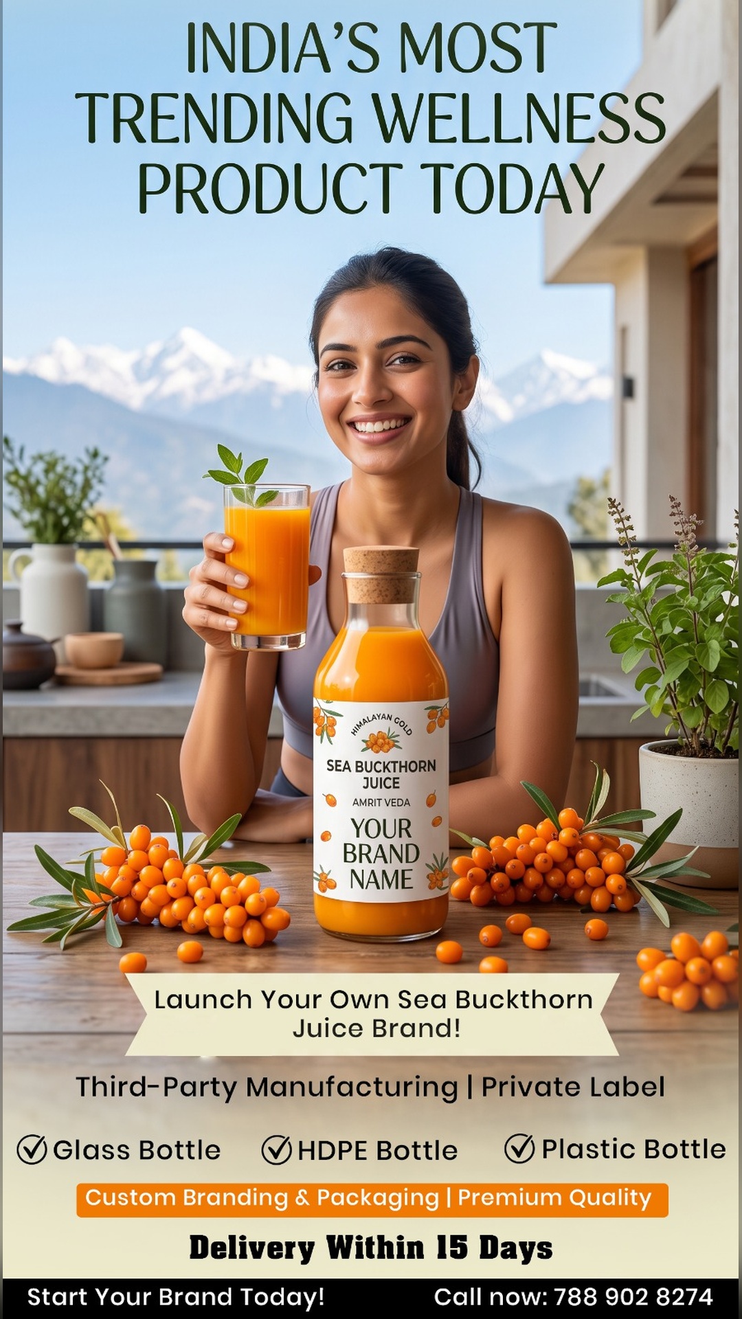 Scot Beauty Facebook ad: Launch Your Own Sea Buckthorn Juice Brand