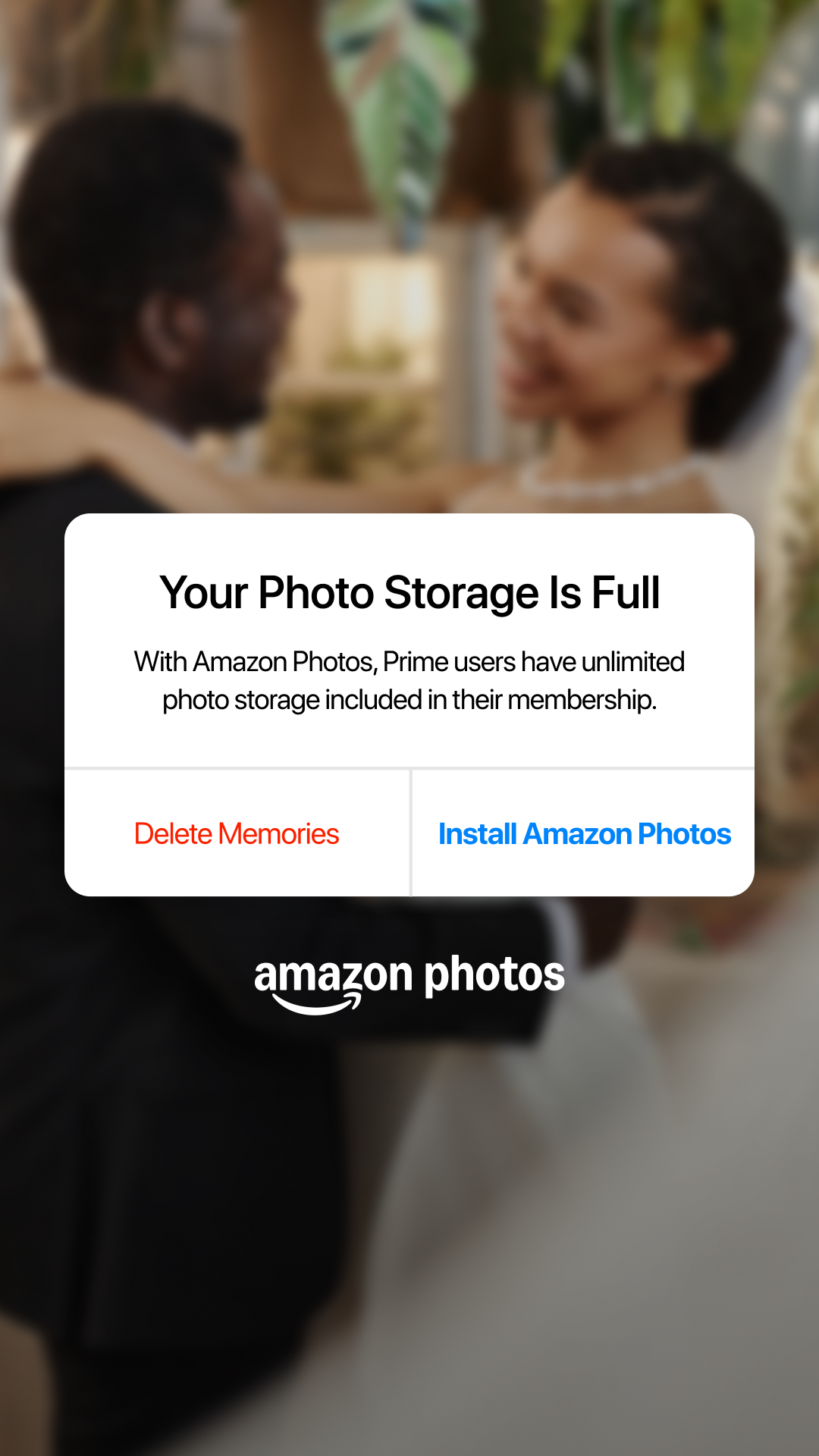 Amazon Photos Facebook ad