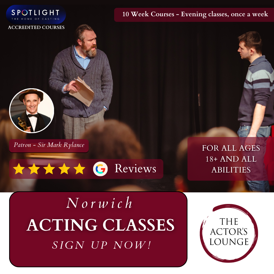 The Actor's Lounge Facebook ad: Learn to Act Today!